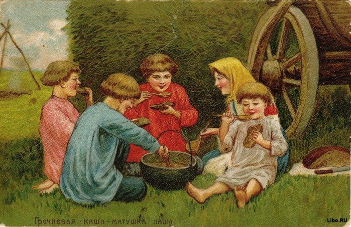 Гречневая каша - матушка наша.